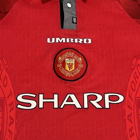 【USED】90s OLD UMBRO MANCHESTER UNITED 96-98 FOOTBALL SHIRT