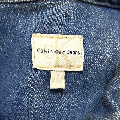 【USED】90's-00's EURO CK Calvin Klein Jeans DENIM JACKET
