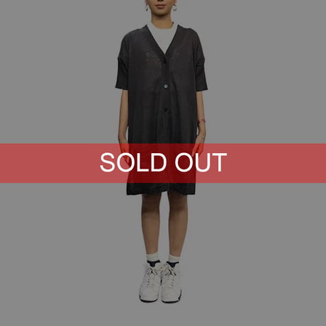 【USED】90'S-00'S MAX MARA WEEKEND LINE S/S LOOSE FIT LINEN CARDIGAN
