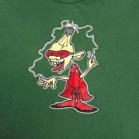 【USED】90's THINK Skateboards Electric Goblin T-shirt