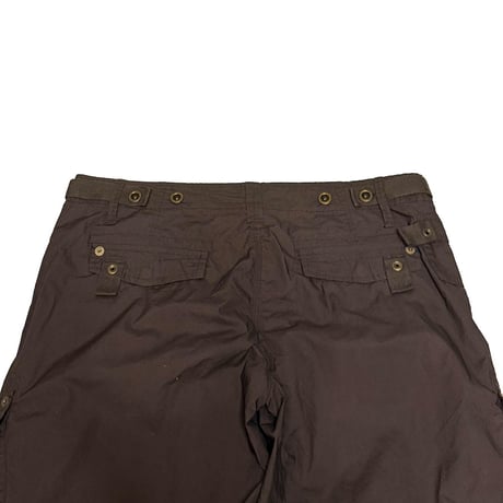 【USED】00's UNITED COLORS OF BENETTON Lightweight Nylon Cargo Pants