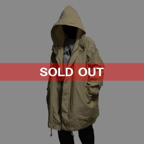 【USED】EDDIE BAUER OVERSIZED RIP-STOP HOODED JACKET