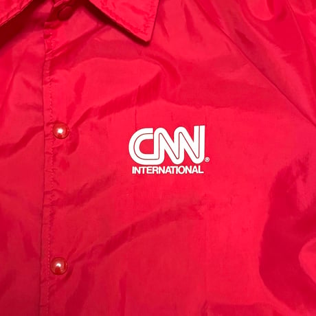 【USED】90's CNN International Coach Jacket Made in USA
