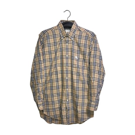 【USED】90'S BURBERRYS NOVA CHECK B.D SHIRT