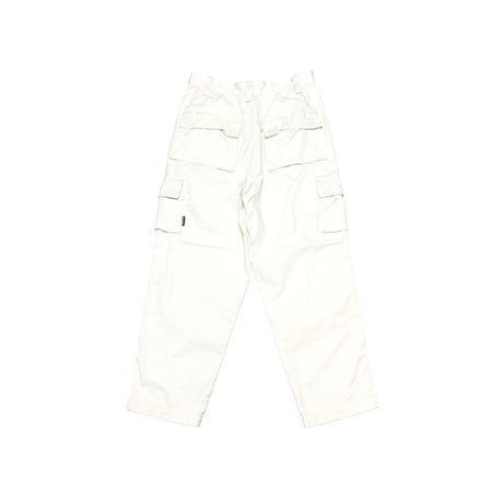 【USED】90's-00'S STUSSY CARGO PANTS WHITE