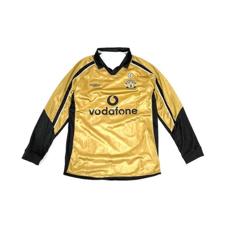 【DEAD STOCK】00'S UMBRO MANCHESTER UNITED 100TH ANNIVERSARY  REVERSIBLE L/S FOOTBALL SHIRT
