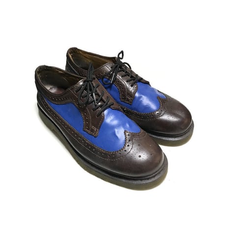 【USED】DR. MARTENS WING TIP SHOES BLUE