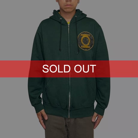 【USED】00's DC COMICS Green Lantern STEAM PUNK LOGO ZIP PARKA