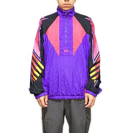 【USED】90'S ASICS ELECTRO NYLON PULLOVER