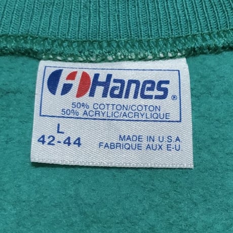 【USED】80'S-90'S APPLE LOGO SWEATSHIRT EMERALD GREEN
