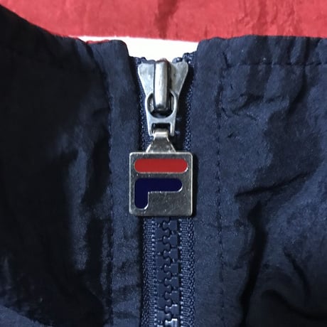 【USED】90'S FILA ITALIA EMBROIDERY NYLON JACKET