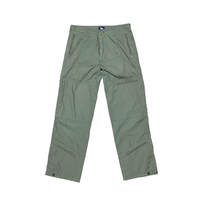 USED】00'S STUSSY FLIGHT PANTS KHAKI | KONBINI