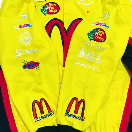 【DEAD STOCK】NASCAR RACING JACKET "MCDONALD'S"