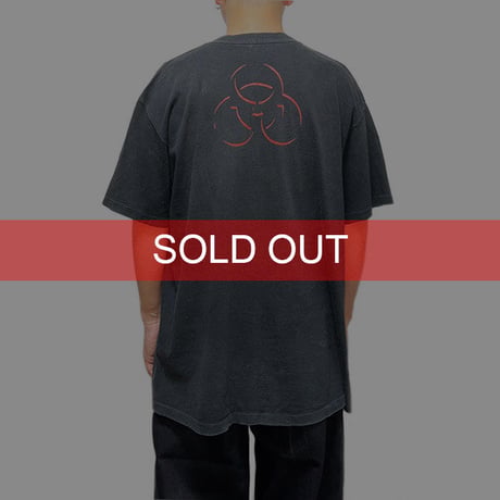 【USED】90'S HAZ-MAT BIOHAZARD T-SHIRT
