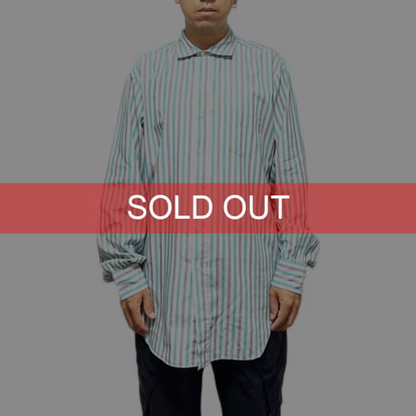 【USED】90'S STRIPE SHIRT MADE IN FRANCE
