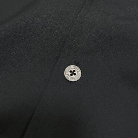 【DEAD STOCK】00'S OAKLEY OPEN COLLAR SHIRT BLACK