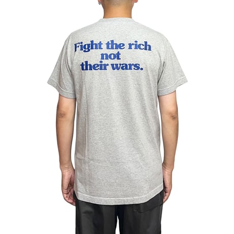 【USED】00's FUCT Fight the rich not their wars. T-SHIRT