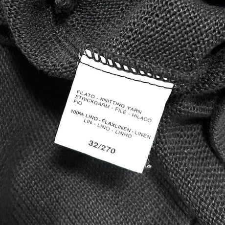 【USED】90'S-00'S MAX MARA WEEKEND LINE S/S LOOSE FIT LINEN CARDIGAN