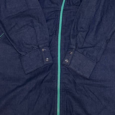 【USED】80's RIDERS JACKET TYPE CHAMBRAY DRESS