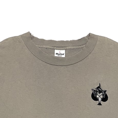 【USED】90'S JORKER SPADE EMBROIDERY T-SHIRT