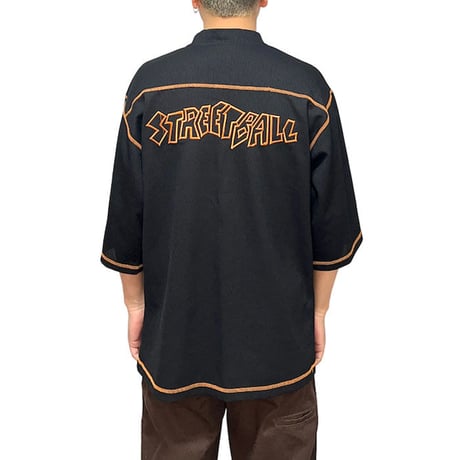 【USED】90'S ADIDAS STREET BALL V-NECK T-SHIRT