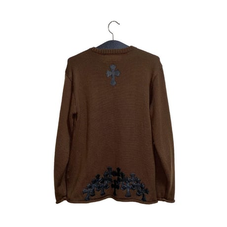 【USED】90'S CHROME HEARTS COTTON SWEATER