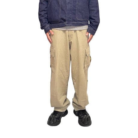 【USED】90's Swivel Cargo Pants with Camo Insert Detail