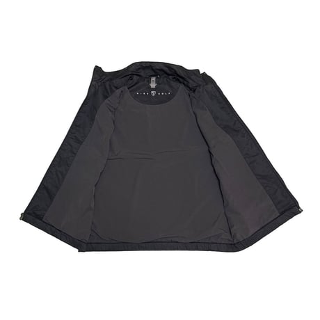 【USED】00's NIKE GOLF Black Nylon Zip Vest