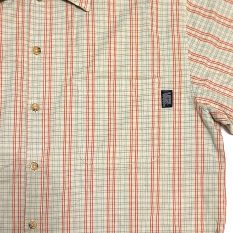 【USED】90's-00's VANS CHECK S/S BUTTON SHIRT