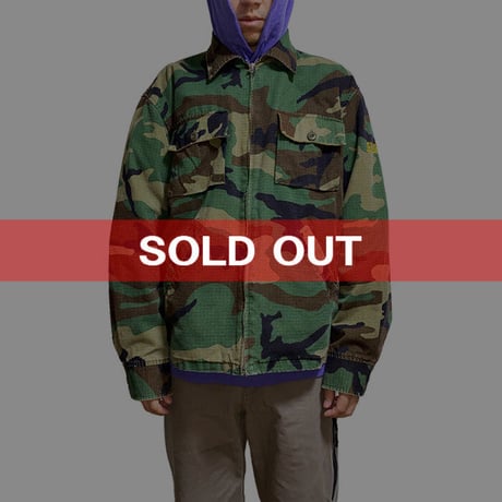 【USED】90'S-00'S STUSSY CAMO JACKET