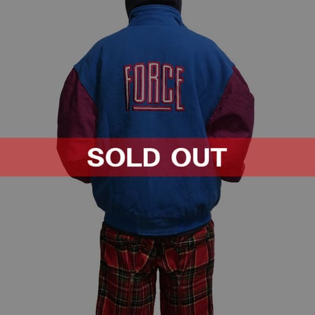 【USED】90'S NIKE FORCE VARSITY JACKET