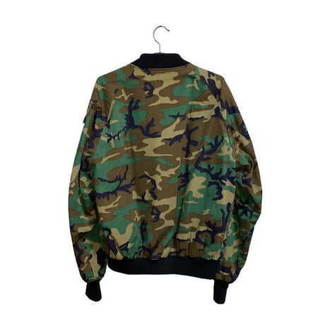 【USED】70'S RIP STOP CAMO MA-1 JACKET
