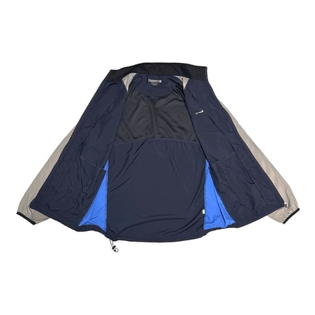 【USED】00's NIKE Panelled Track Jacket Navy × Grey × Blue Colorway