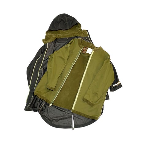 【DEAD STOCK】90'S MAHARISHI 3-WAY FISH TAIL HOODED COAT BLACK