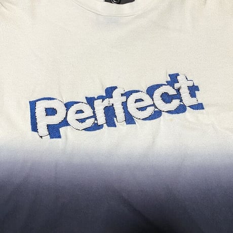 【USED】BERNHARD WILLHELM BEAD EMBROIDERY T-SHIRT "PERFECT"