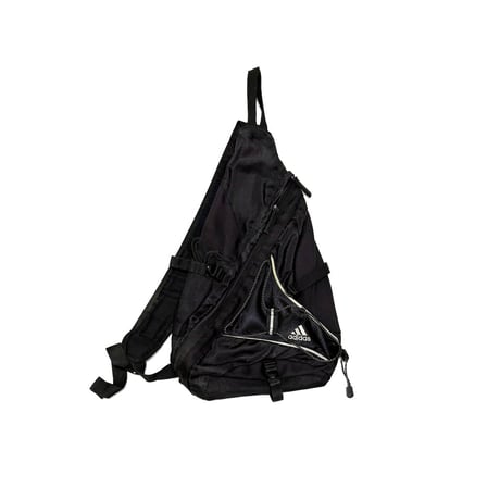 【USED】00's adidas SLING BAG BLACK