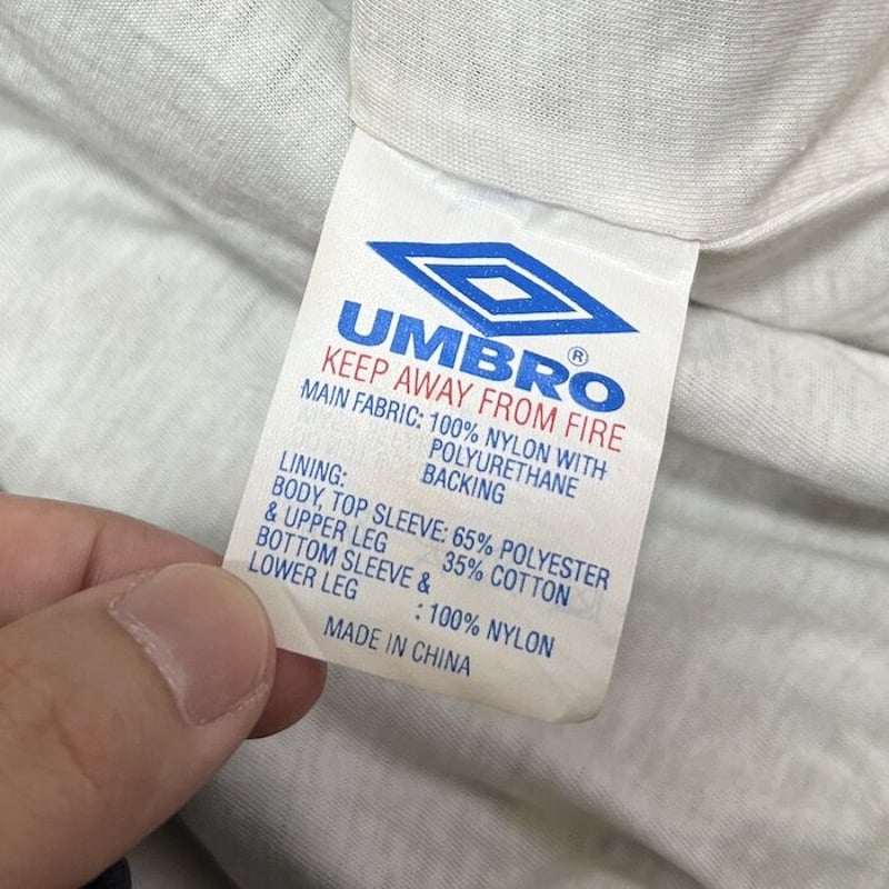 USED】90'S OLD UMBRO BIG LOGO NYLON JACKET | KO USED】90'S OLD UMBRO BIG LOGO NYLON JACKET | KO
