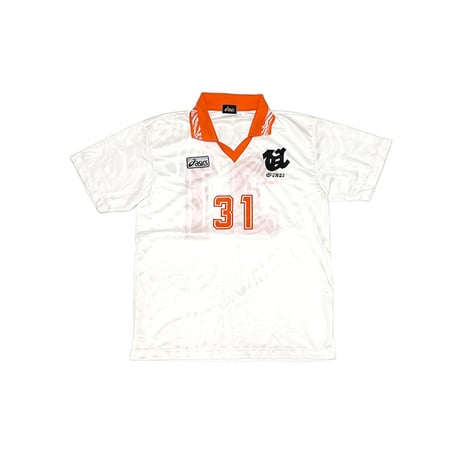 【USED】90's-00's ASICS UMHS FOOTBALL SHIRT
