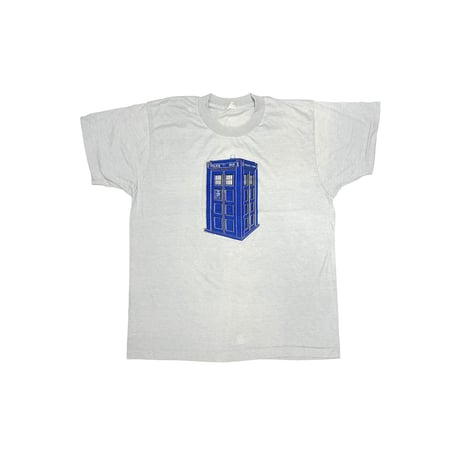 【USED】80's LONDON POLICE BOX T-SHIRT