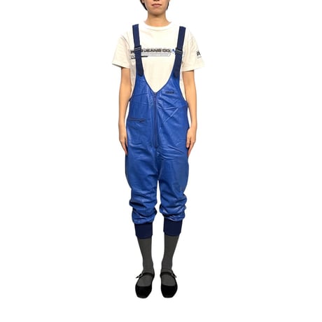 【USED】80's adidas Finland Training Set – Nylon × Knit 2-Piece Suit (Jacket & Overalls)
