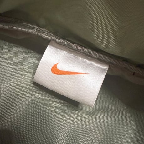 【USED】00's NIKE Tech Bum Bag Silver Gray × Orange