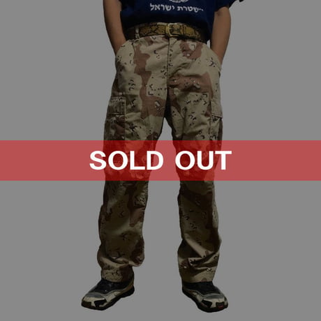 【USED】CHOCO CHIP CAMO CARGO PANTS