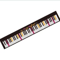 【数量限定】宇都直樹オリジナル　マフラータオル 『鍵盤』