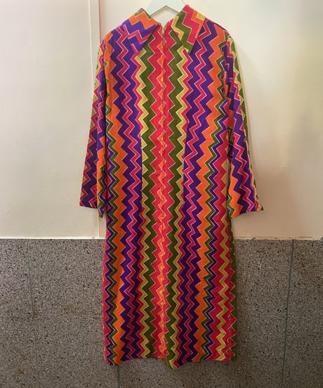 60-70s ZigZag Dress