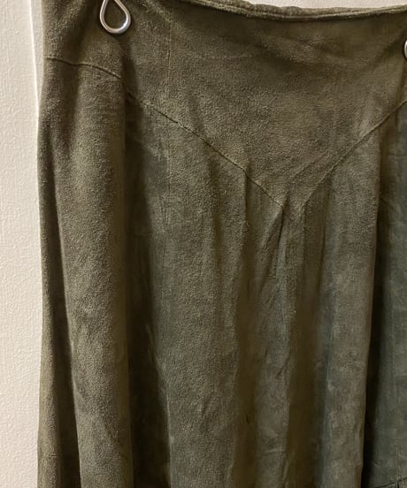 Leather Slit Skirt 382