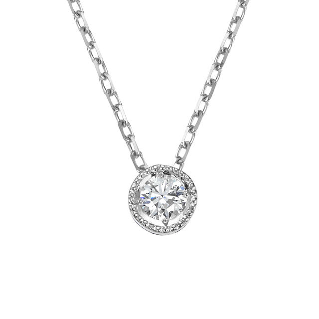 PT ダイヤモンド ミルネックレス 0.06ct〜 | Mark Hiroshi Willis PT ダイヤモンド ミルネックレス 0.06ct〜 | Mark Hiroshi Willis