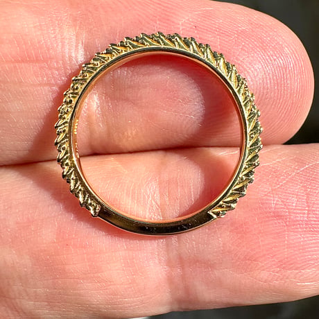 K18YG Wave Ring #4044