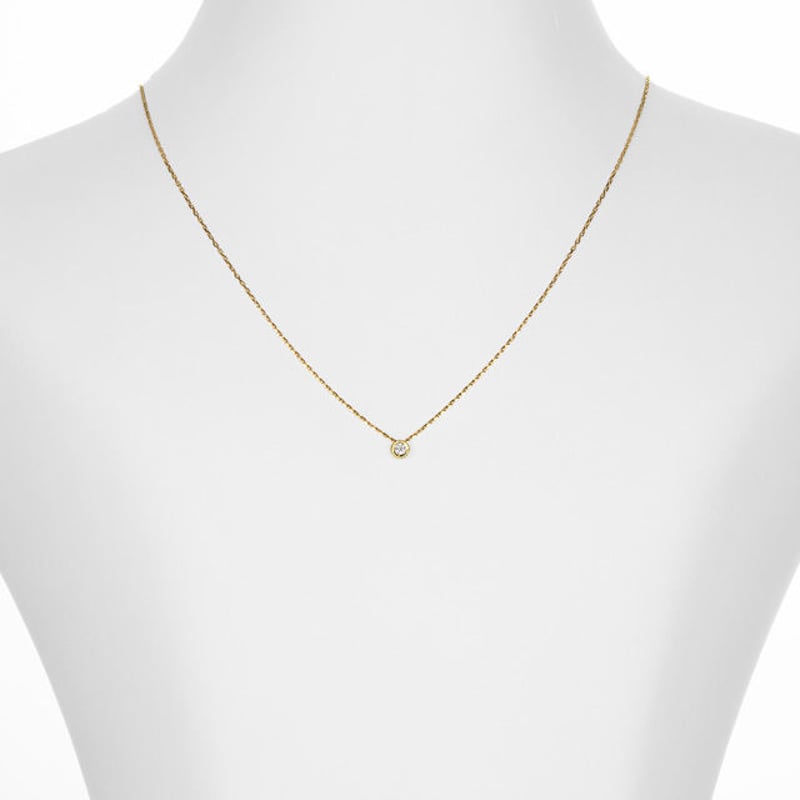 K18YG ダイヤモンド ミルネックレス 0.06ct〜 | Mark Hiroshi Willis K18YG ダイヤモンド ミルネックレス 0.06ct〜 | Mark Hiroshi Willis