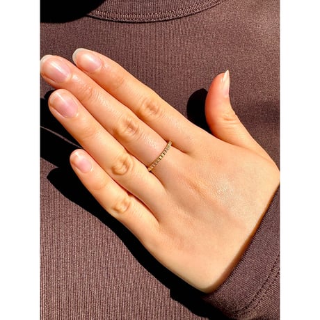 K18YG Wave Ring #4044