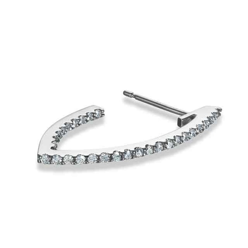 PT ダイヤモンド Vフープピアス (K18YGも有ります) | Mark PT ダイヤモンド Vフープピアス (K18YGも有ります) | Mark